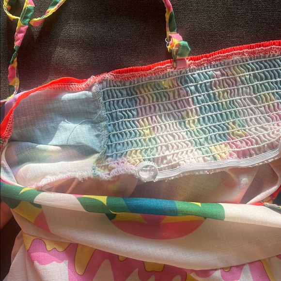 Colorful Printed Maxi Dress - Picture 4 of 4